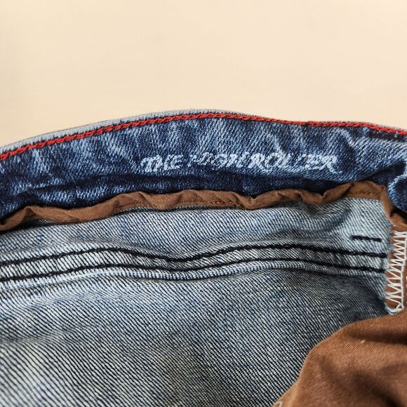 Jack Of Spades The High Roller 5 Pocket Style Straight Leg Denim Jeans 32x34 - Picture 7 of 12